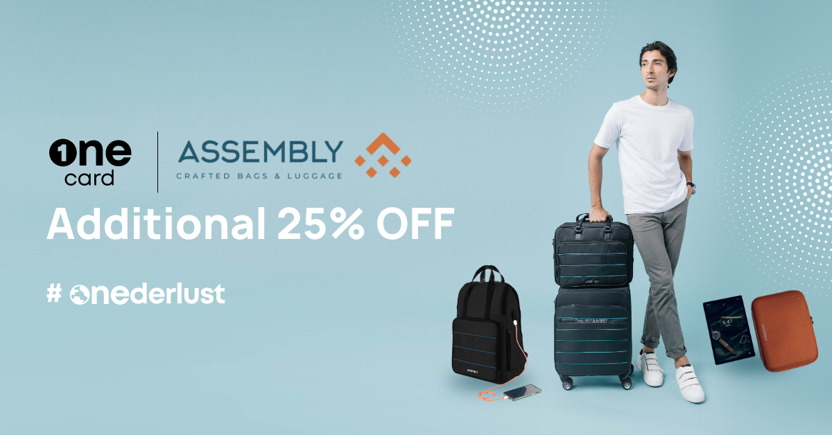 Get 25% off on crafted bags and luggage at Assembly