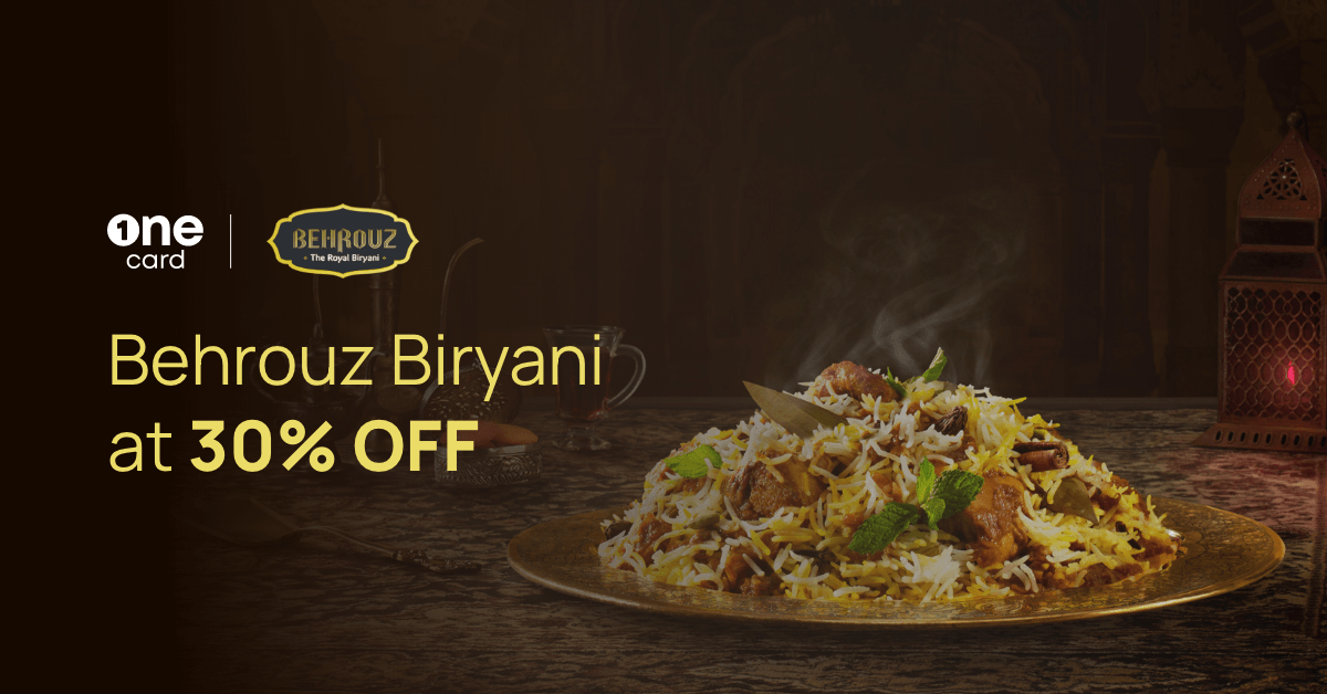 Get 30% off on tasty biryani from Behrouz