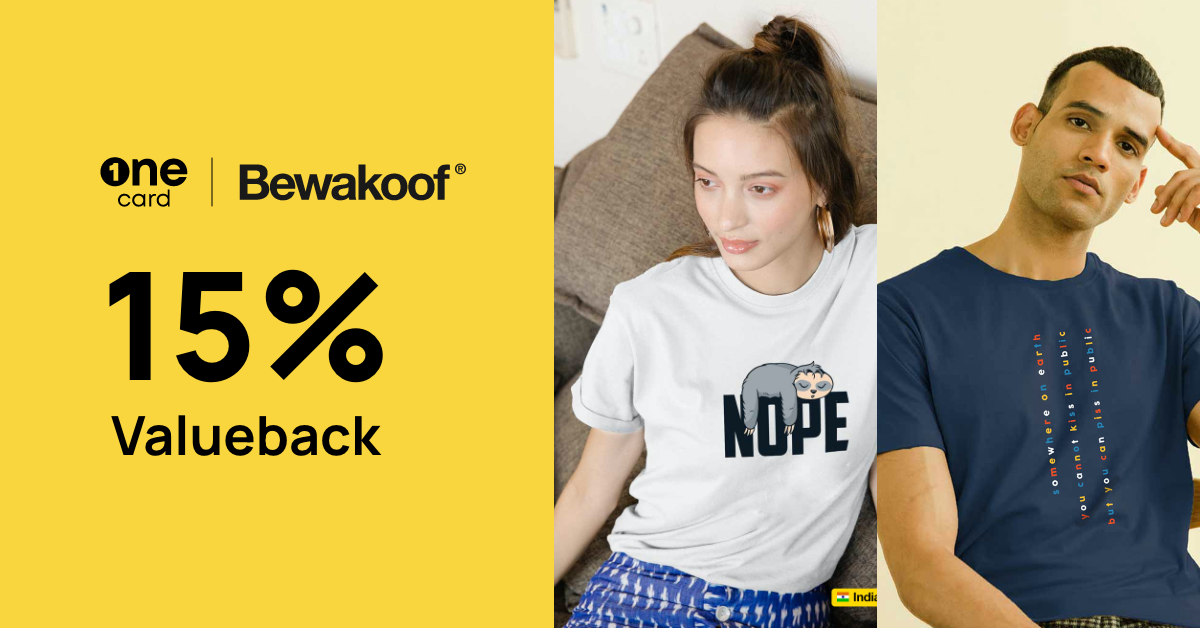 Discounts available at the Bewakoof Online Store