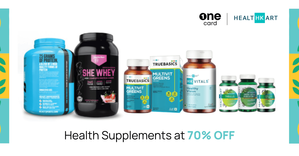 Stay healthy with discounts at Healthkart