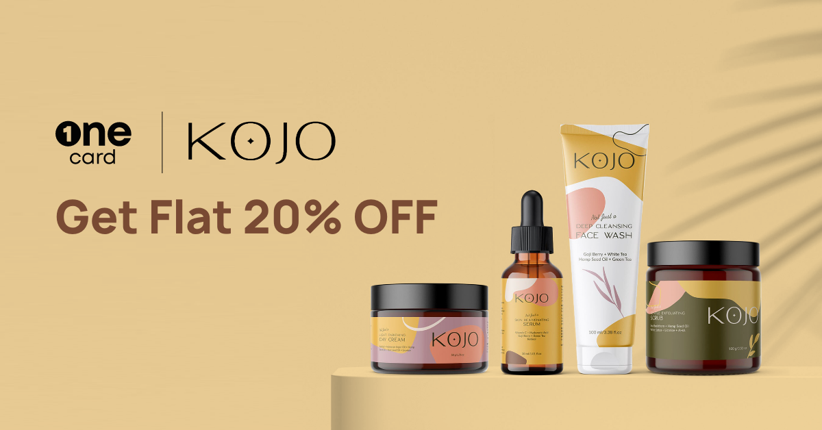 Get 20% off on any Kojo products