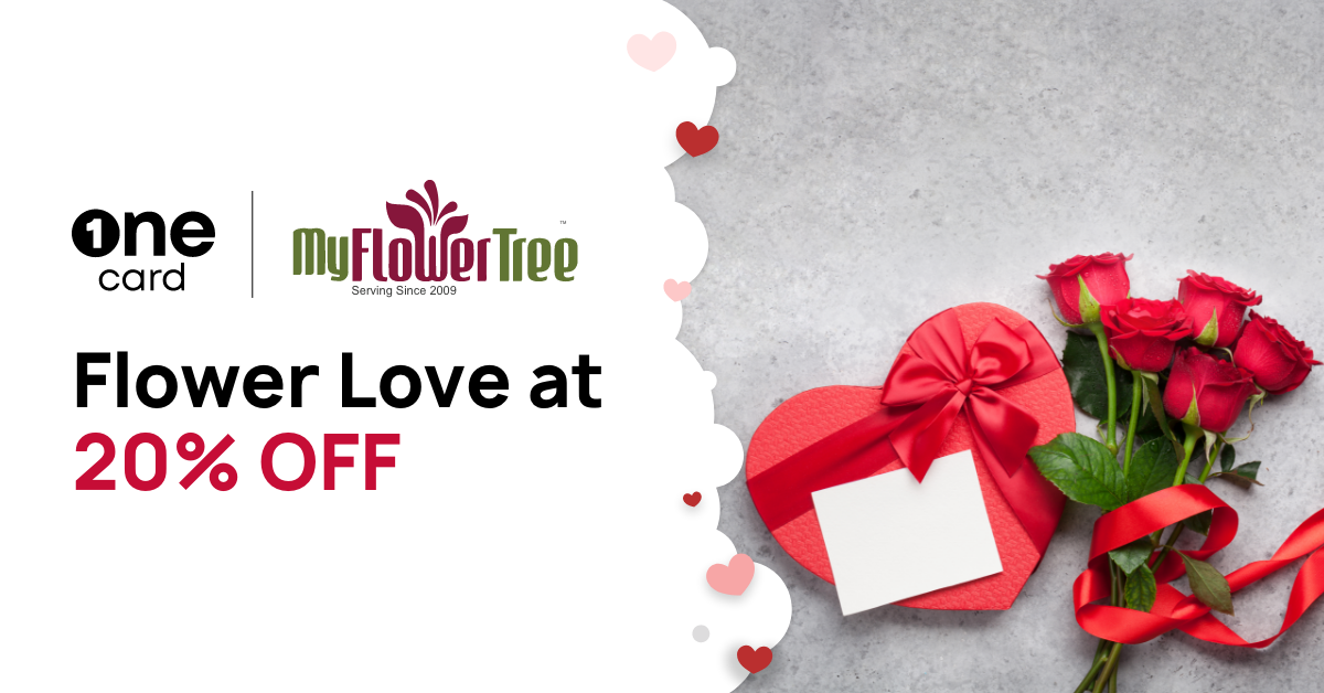 Get additional 20% off on spends at MyFlowerTree