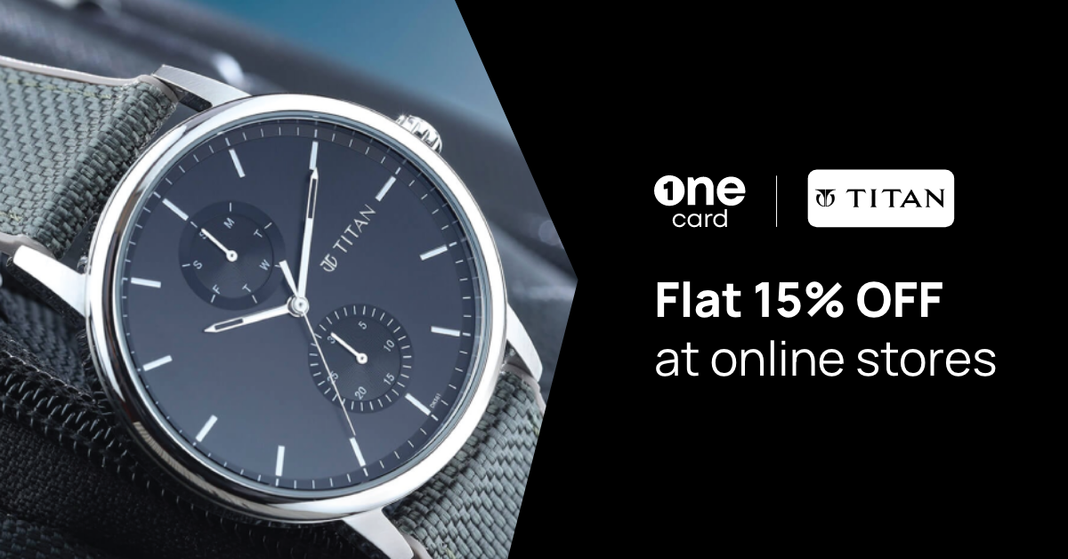 Get 15% off at Titan online store