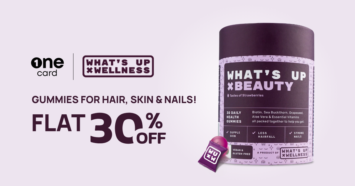 Get 30% off on What's Up Beauty Gummies