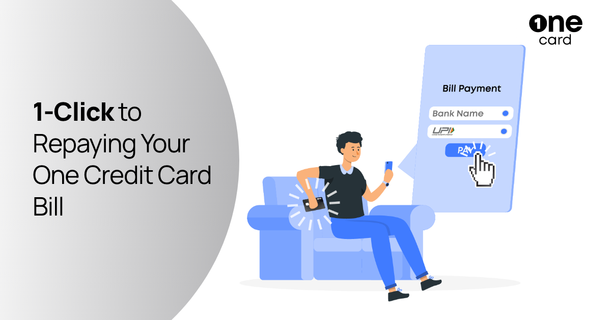 What is 1-click repayment on the OneCard App?