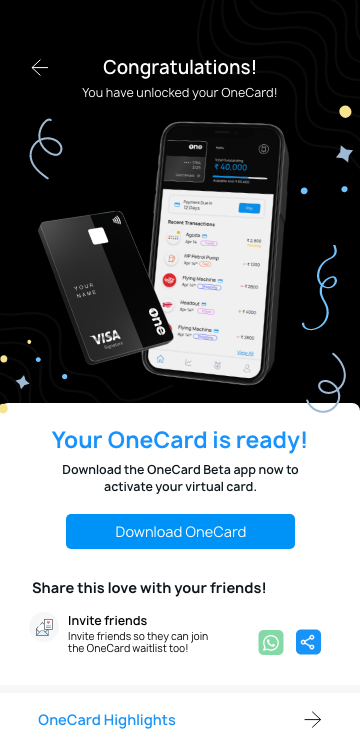 OneCard Unlocked