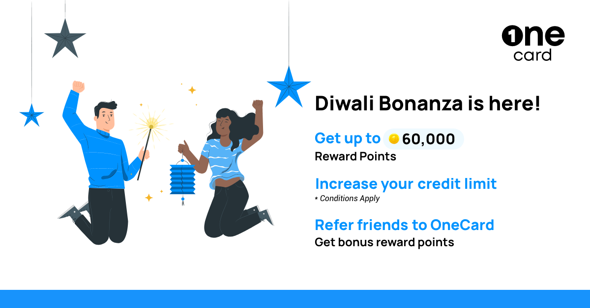 Light up Diwali with OneCard Bonanza