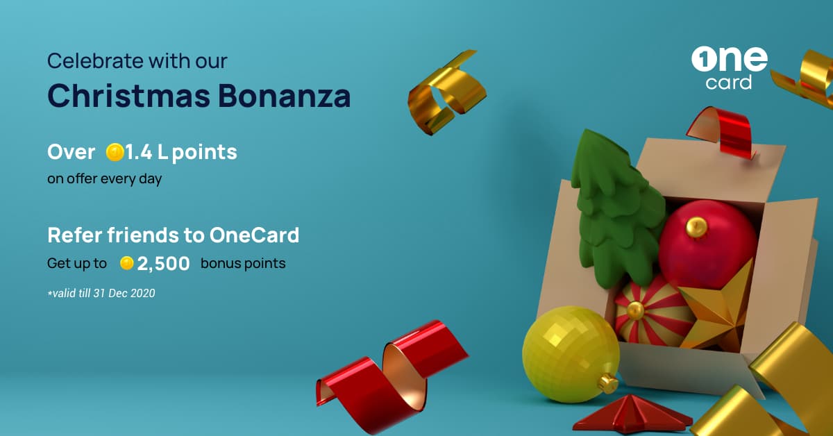 OneCard Christmas Bonanza is here