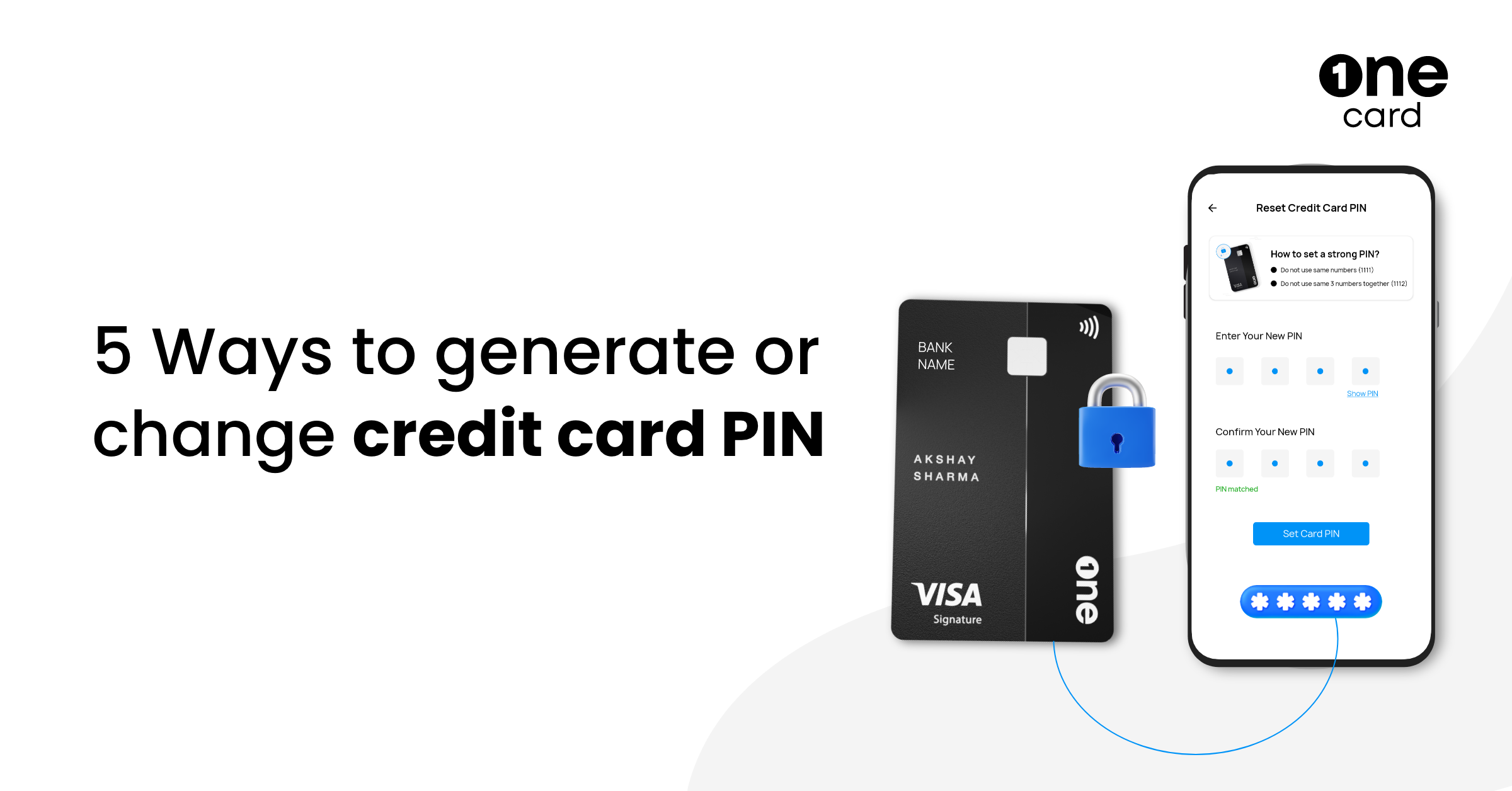 How To Generate Or Change Credit Card Pin