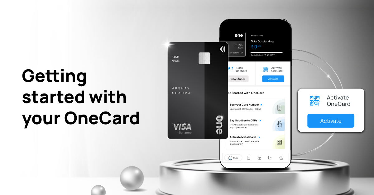 How to start using your OneCard credit card